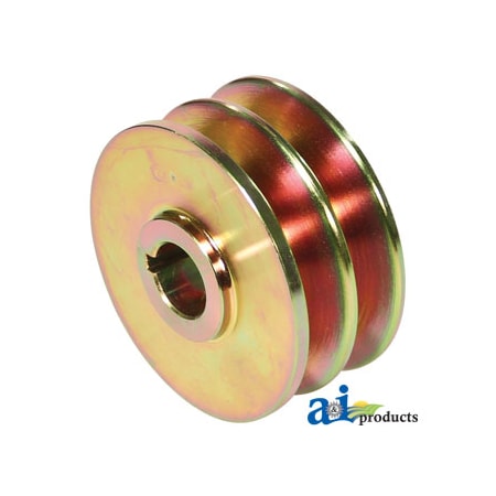 A & I Products Pulley, 2V-Groove 4" x4" x3" A-ADR5047